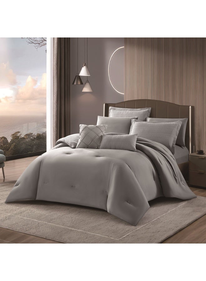 HOURS luxury summer bedspread with fixed filling, Queen, 4 pieces - Image 2